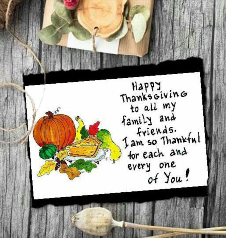 Thanksgiving Cards For Friends