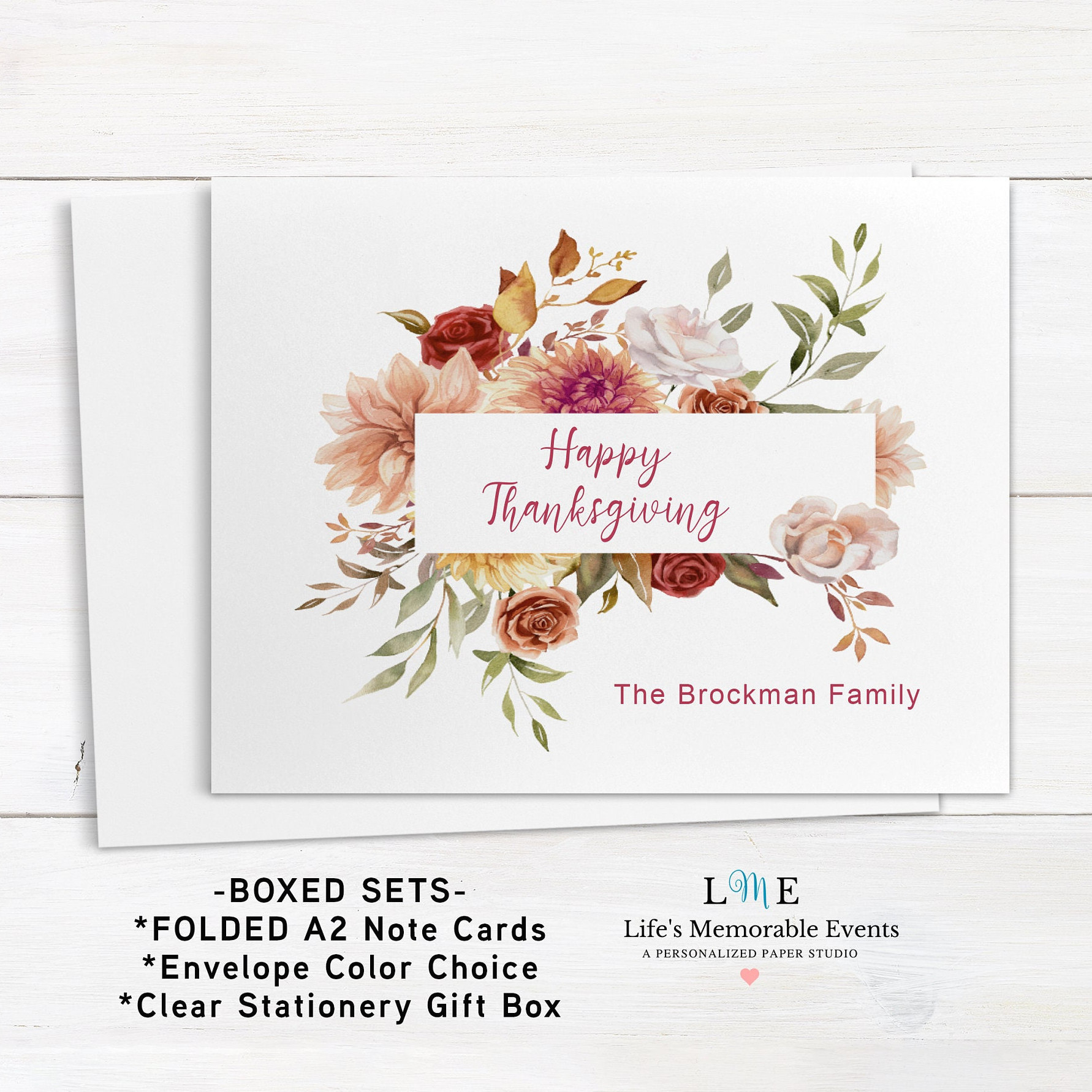 Happy Thanksgiving Cards, Watercolor Personalized Thanksgiving in Personalized Thanksgiving Cards