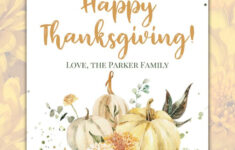 Happy Thanksgiving Editable Greeting Card inside Thanksgiving Cards Vistaprint