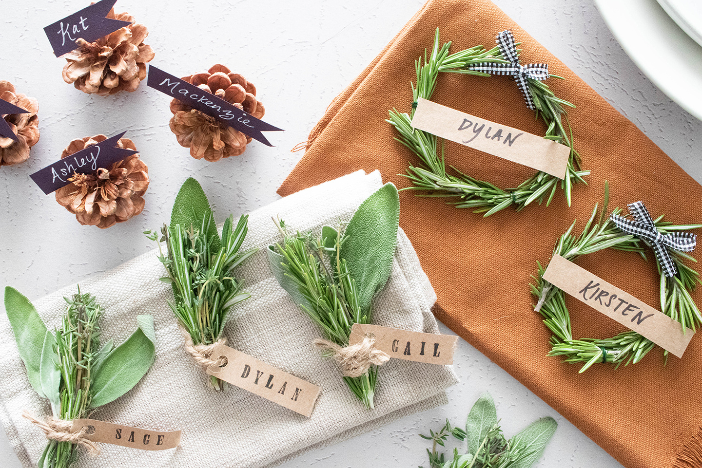 How To Make Place Cards With Natural Materials | Ehow pertaining to Table Name Cards Thanksgiving