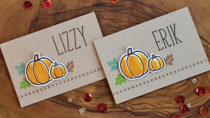 Thanksgiving Name Place Cards