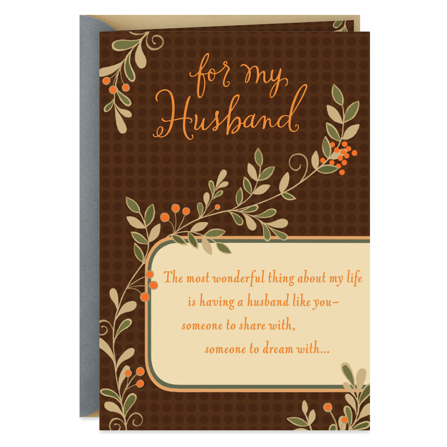 Joy And Love Thanksgiving Card For Husband - Greeting Cards | Hallmark in Thanksgiving Cards To Husband