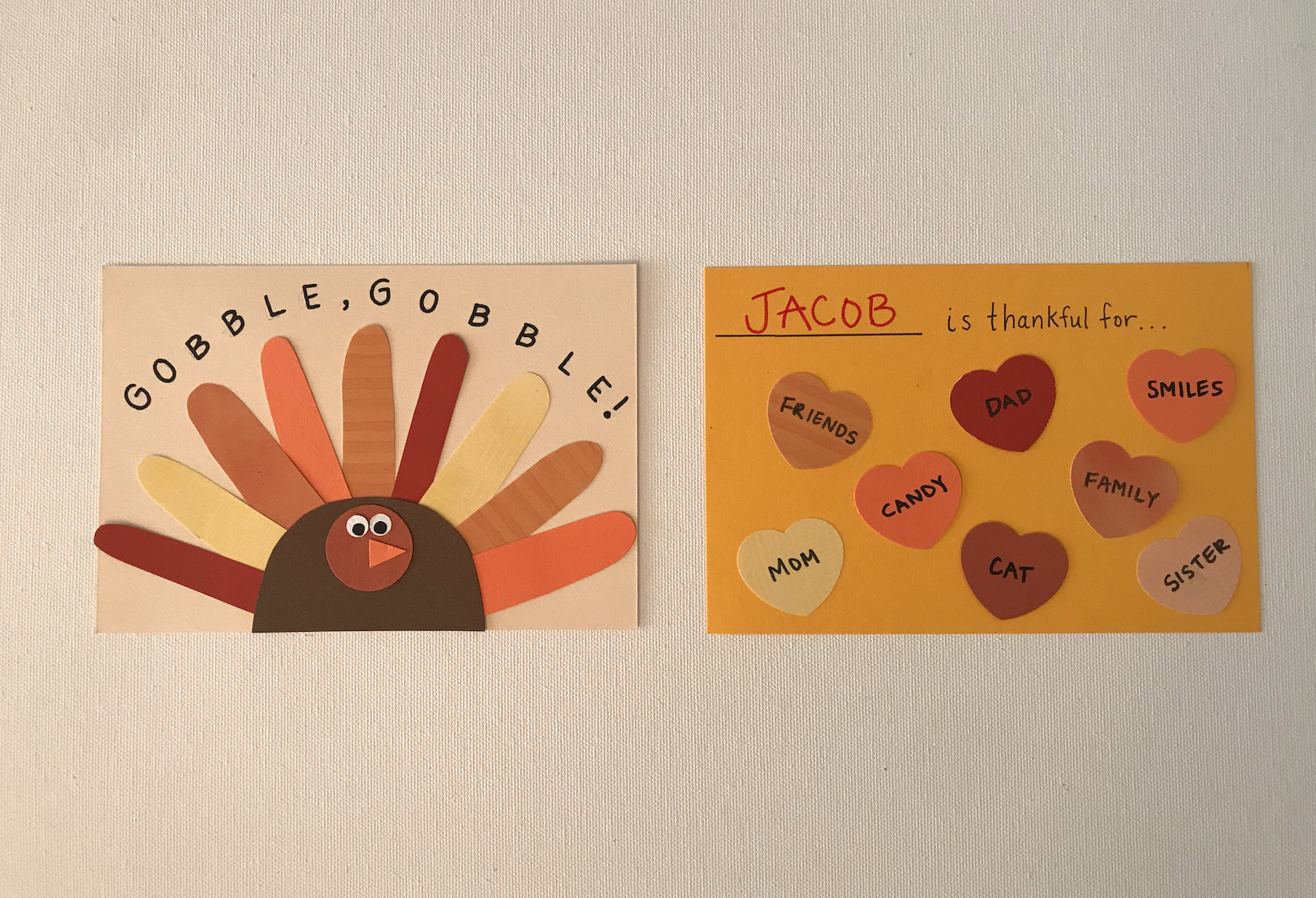 Make These Easy Diy Thanksgiving Cards With Your Kiddos! for Thanksgiving Diy Cards