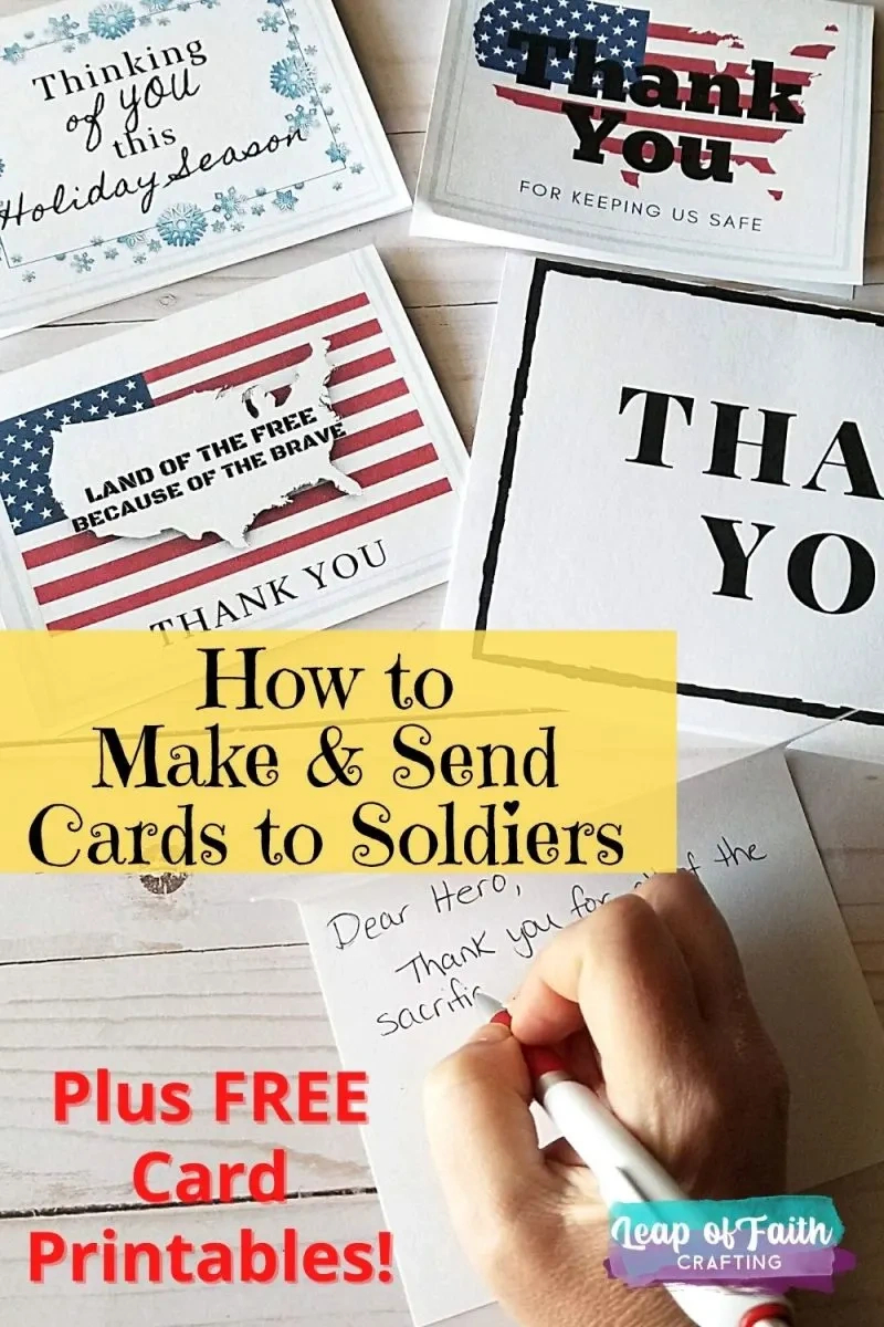 Making Cards For Soldiers: All You Need To Know! - Leap Of Faith in Thanksgiving Cards For Troops