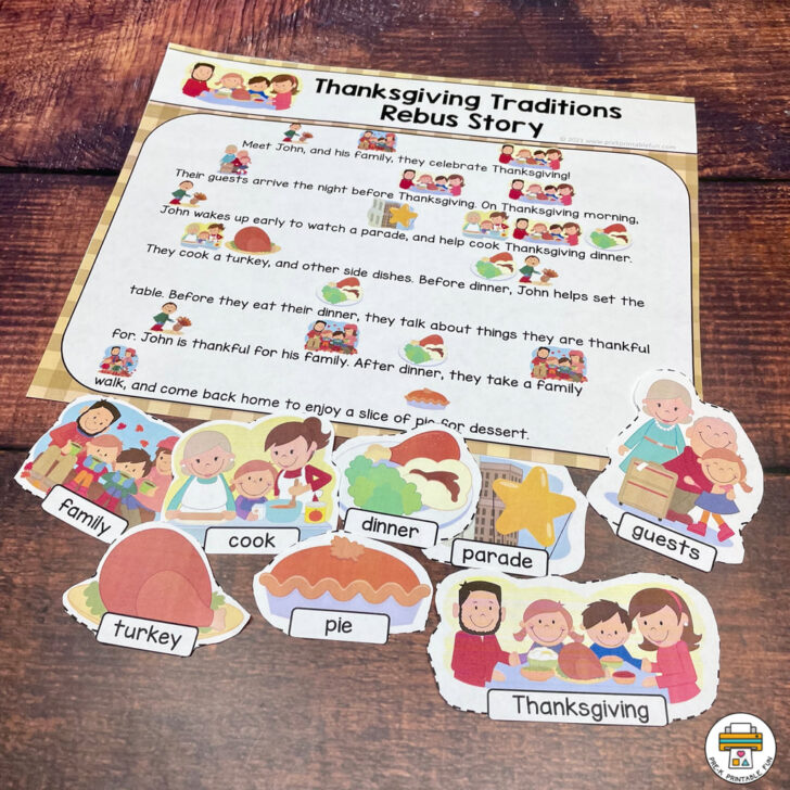 Thanksgiving Sequencing Worksheet