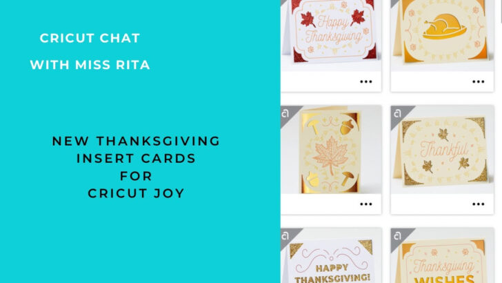 Cricut Thanksgiving Cards