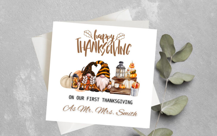 First Thanksgiving Cards