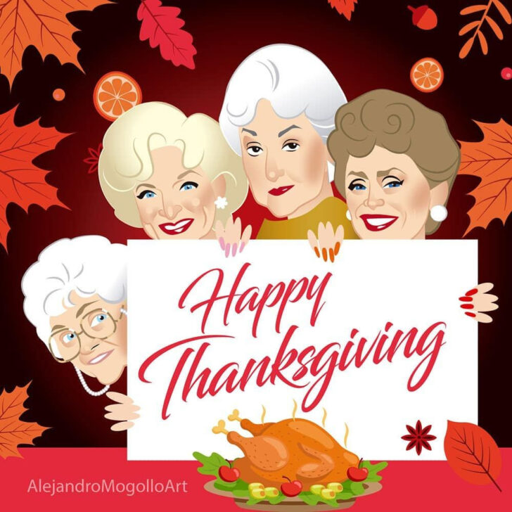 Mahogany Thanksgiving Cards