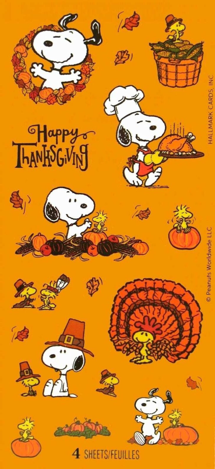 Charlie Brown Thanksgiving Cards