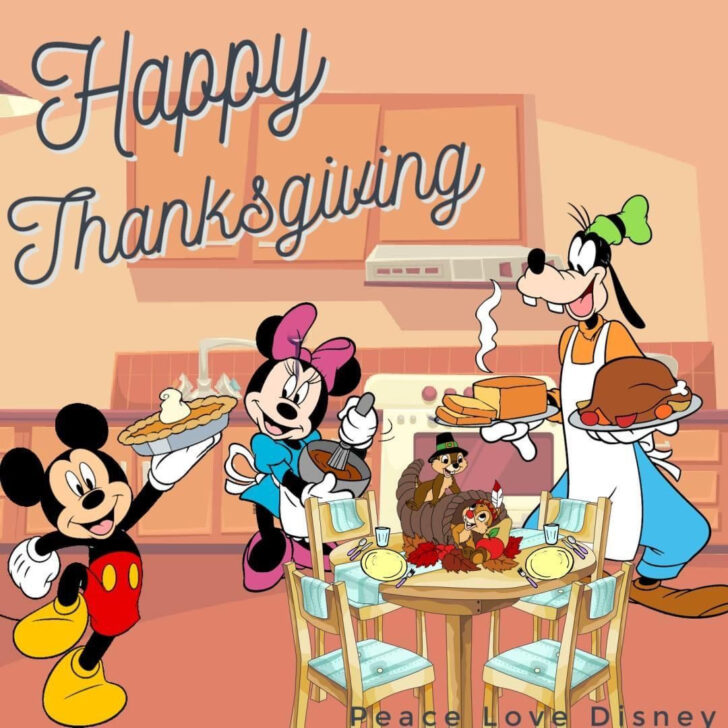 Disney Thanksgiving Cards