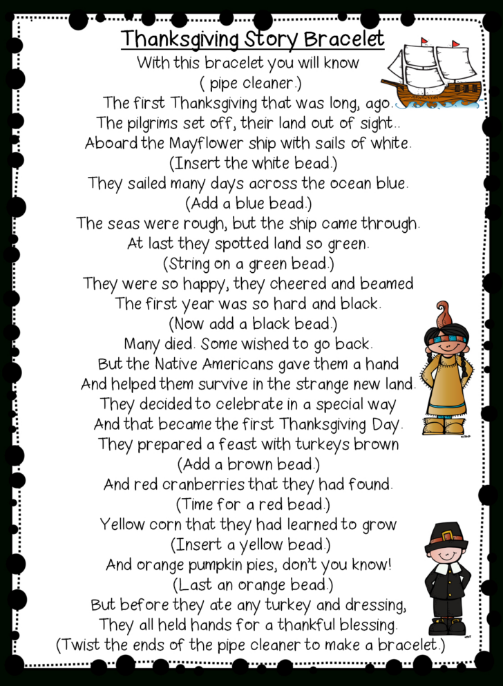 Printable Thanksgiving Story