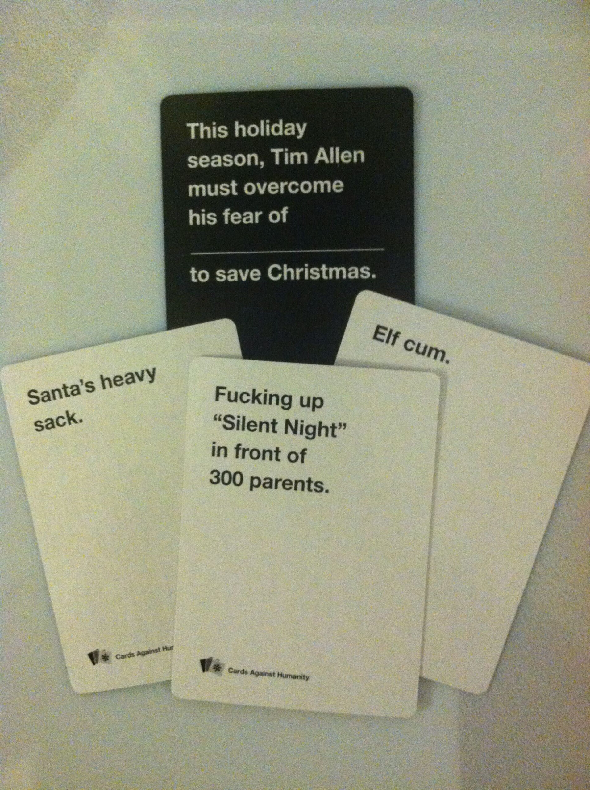 Pin Page with Thanksgiving Cards Against Humanity