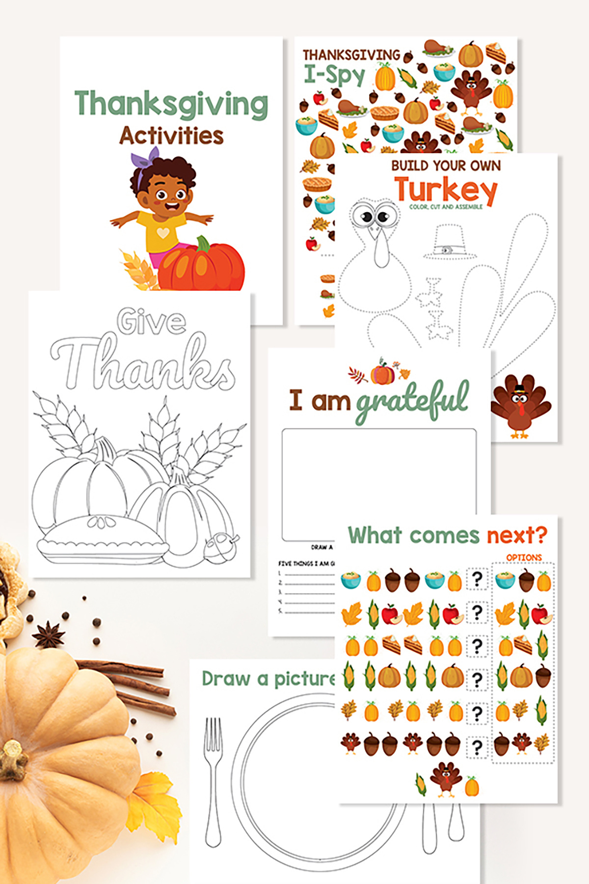 Printable Thanksgiving Activities For Kids - Extreme Couponing Mom for Free Thanksgiving Printable Activities