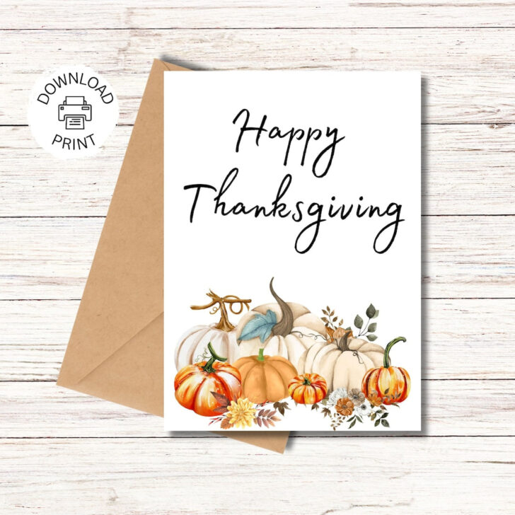 Holiday Thanksgiving Cards