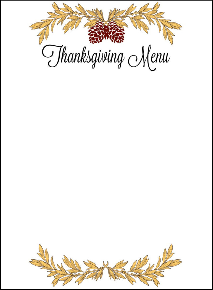 Thanksgiving Blank Cards