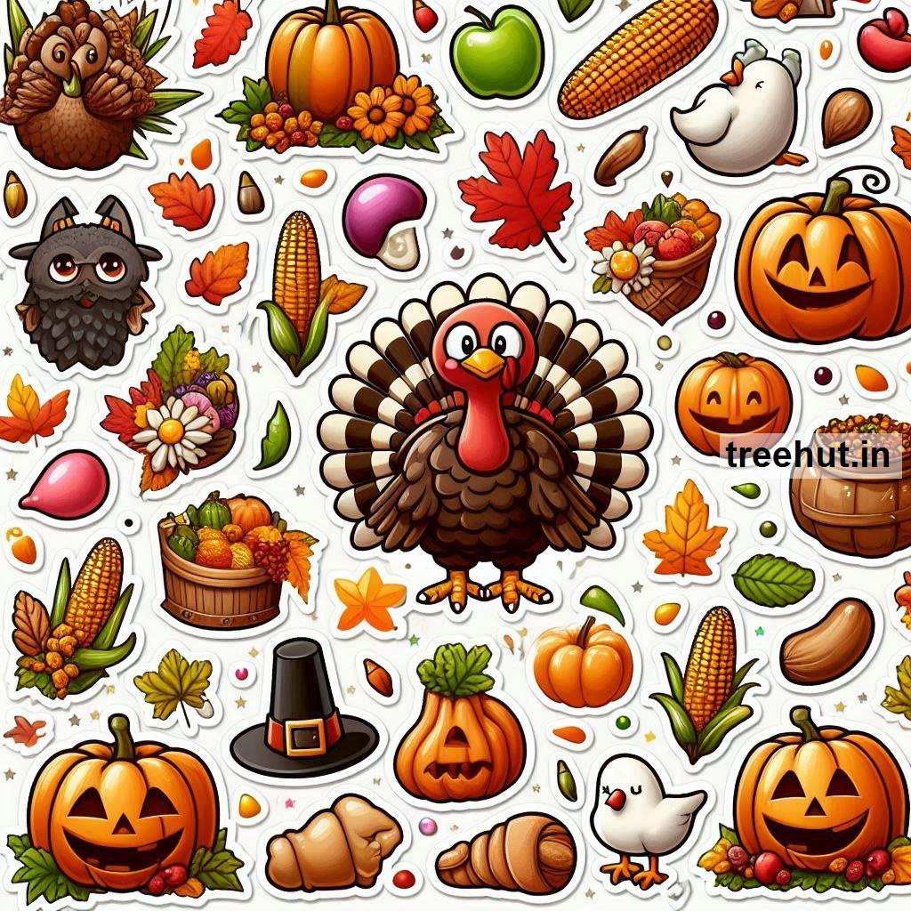 Printable Thanksgiving Stickers And 20 Thanksgiving Craft regarding Printable Thanksgiving Stickers