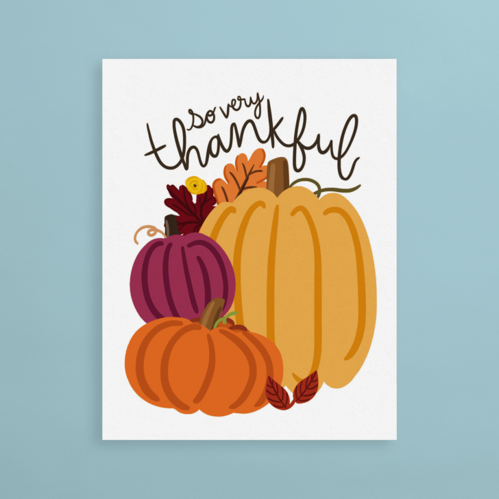 Thankful Thanksgiving Cards