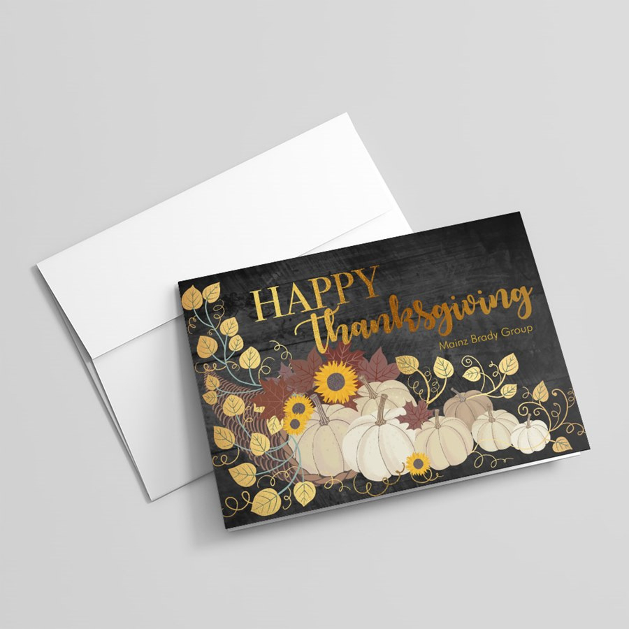 Sunflowertrailscardsdirect with regard to Black Thanksgiving Cards