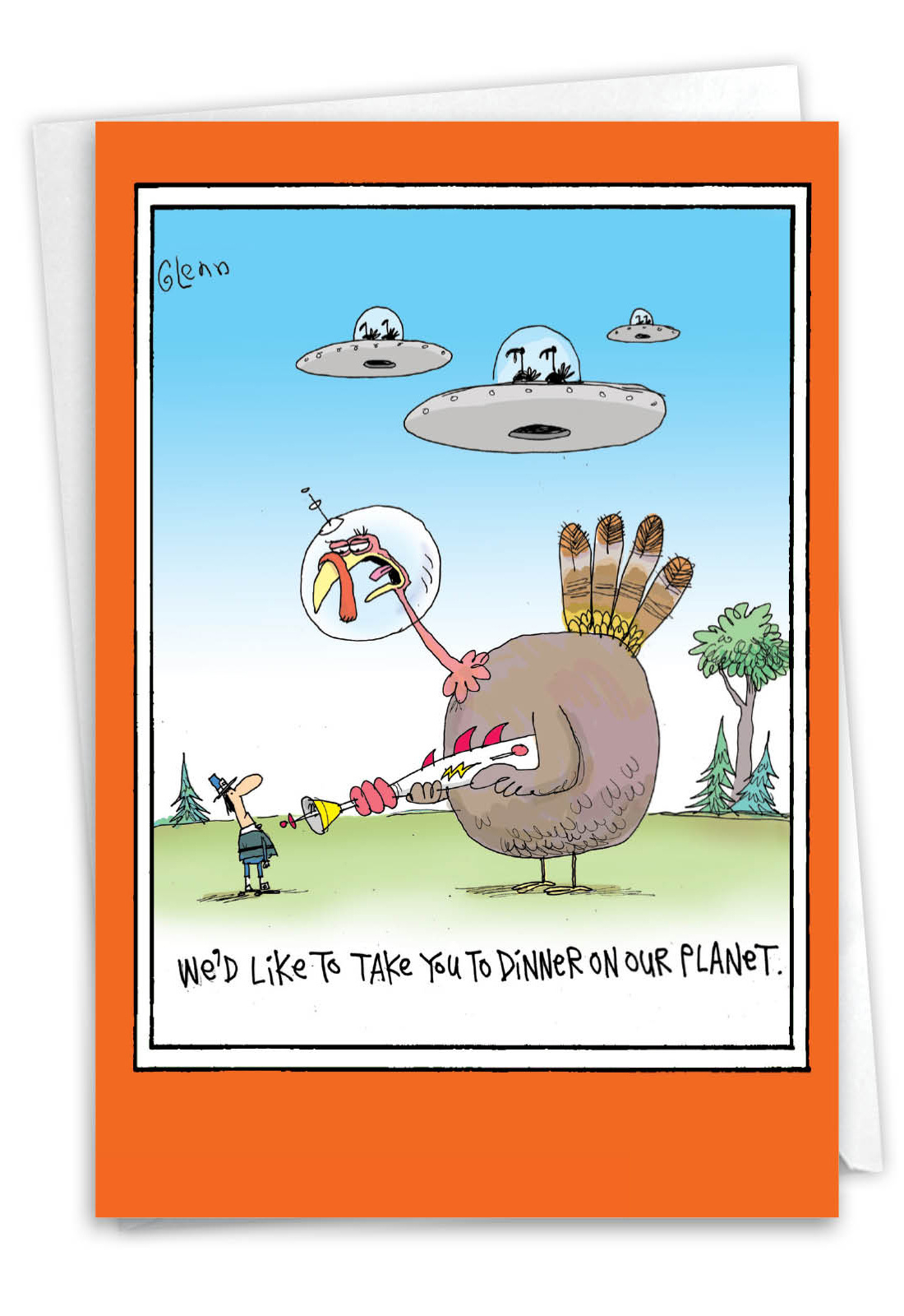 Take You To Dinner: Funny Thanksgiving Greeting Card - Turkey for Funny Thanksgiving Greeting Cards