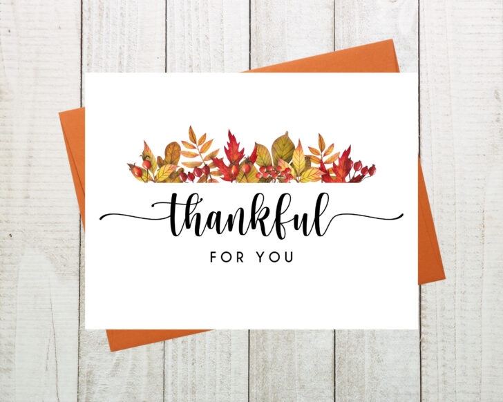 Thank You Thanksgiving Cards