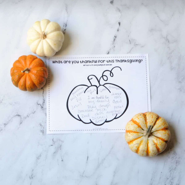 Thanksgiving Pumpkin Worksheet