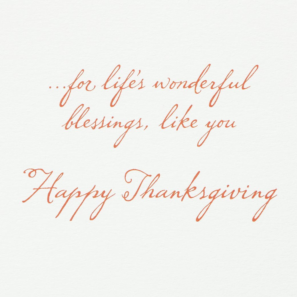 Thankful Thanksgiving Greeting Card - Papyrus in Thanksgiving Cards Wording