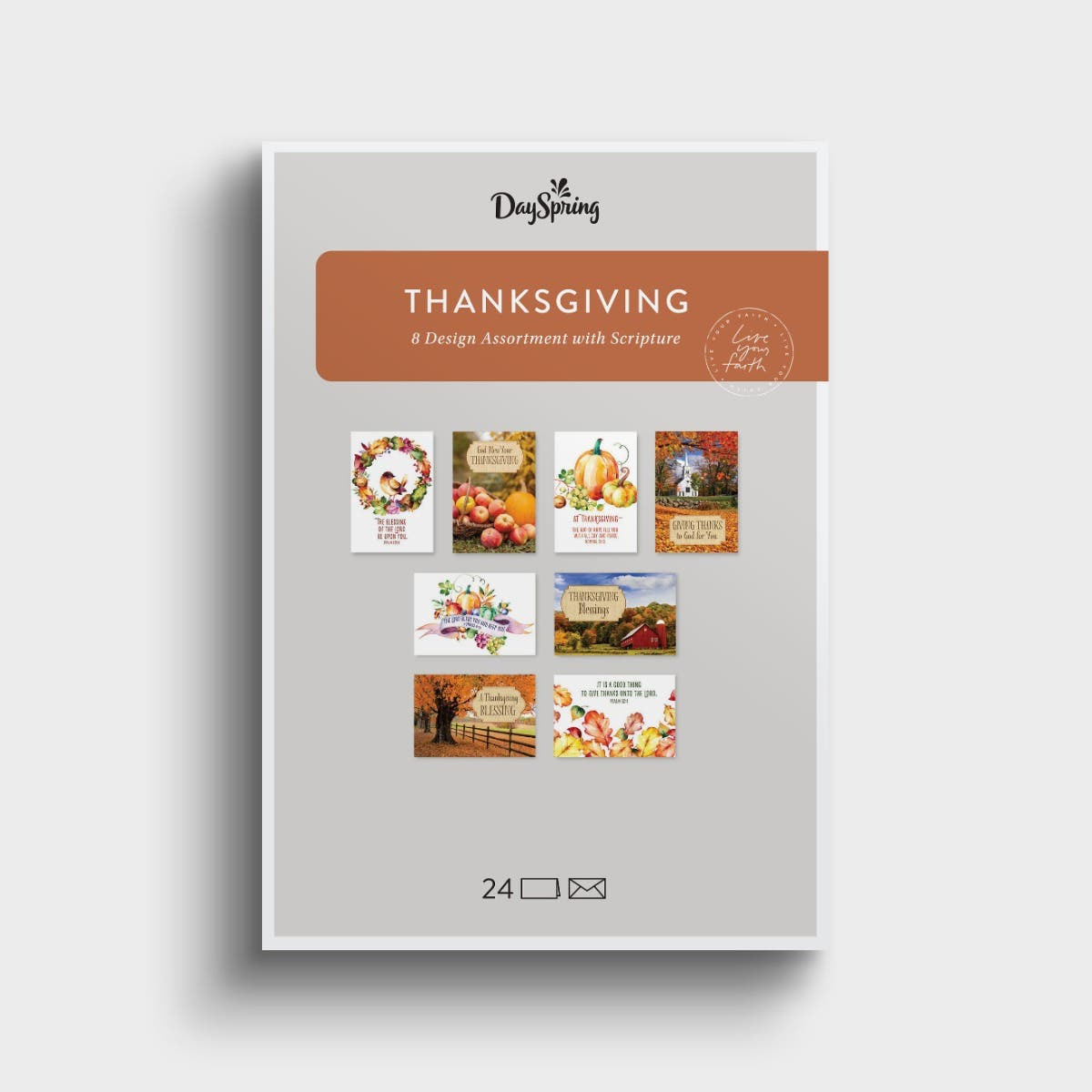 Thanksgiving Assortment - 24 Boxed Cards - Boxed Cards | Dayspring for Thanksgiving Boxed Cards