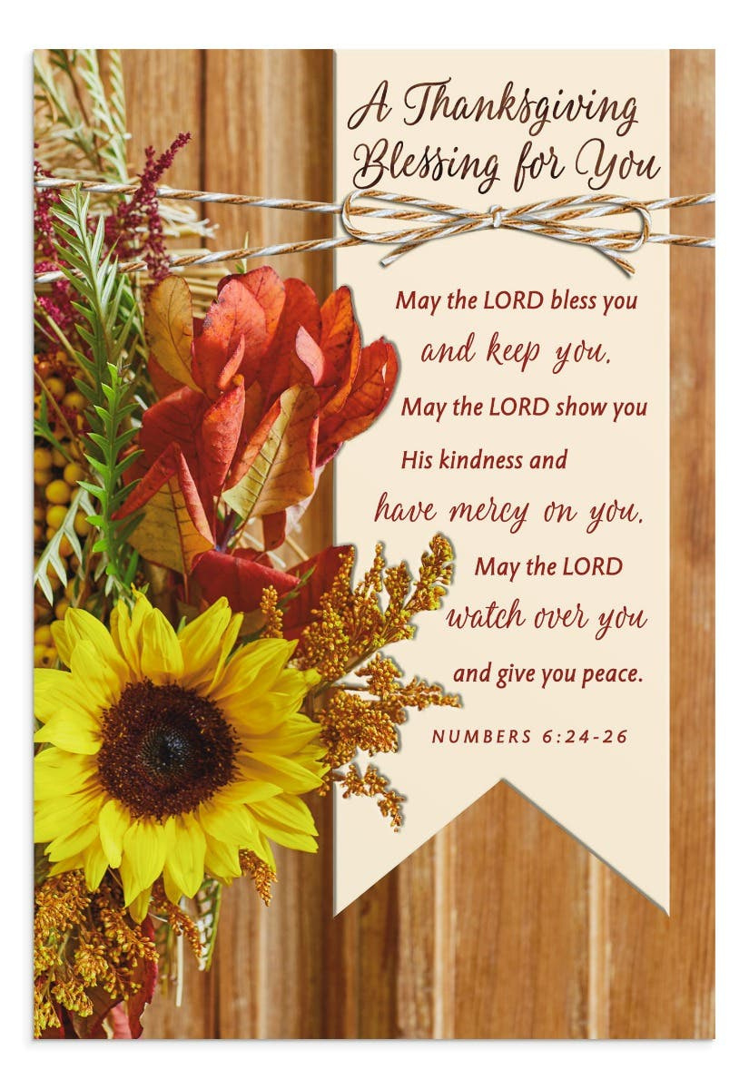 Thanksgiving - Blessing For You - 3 Premium Cards within Greeting Cards Messages For Thanksgiving