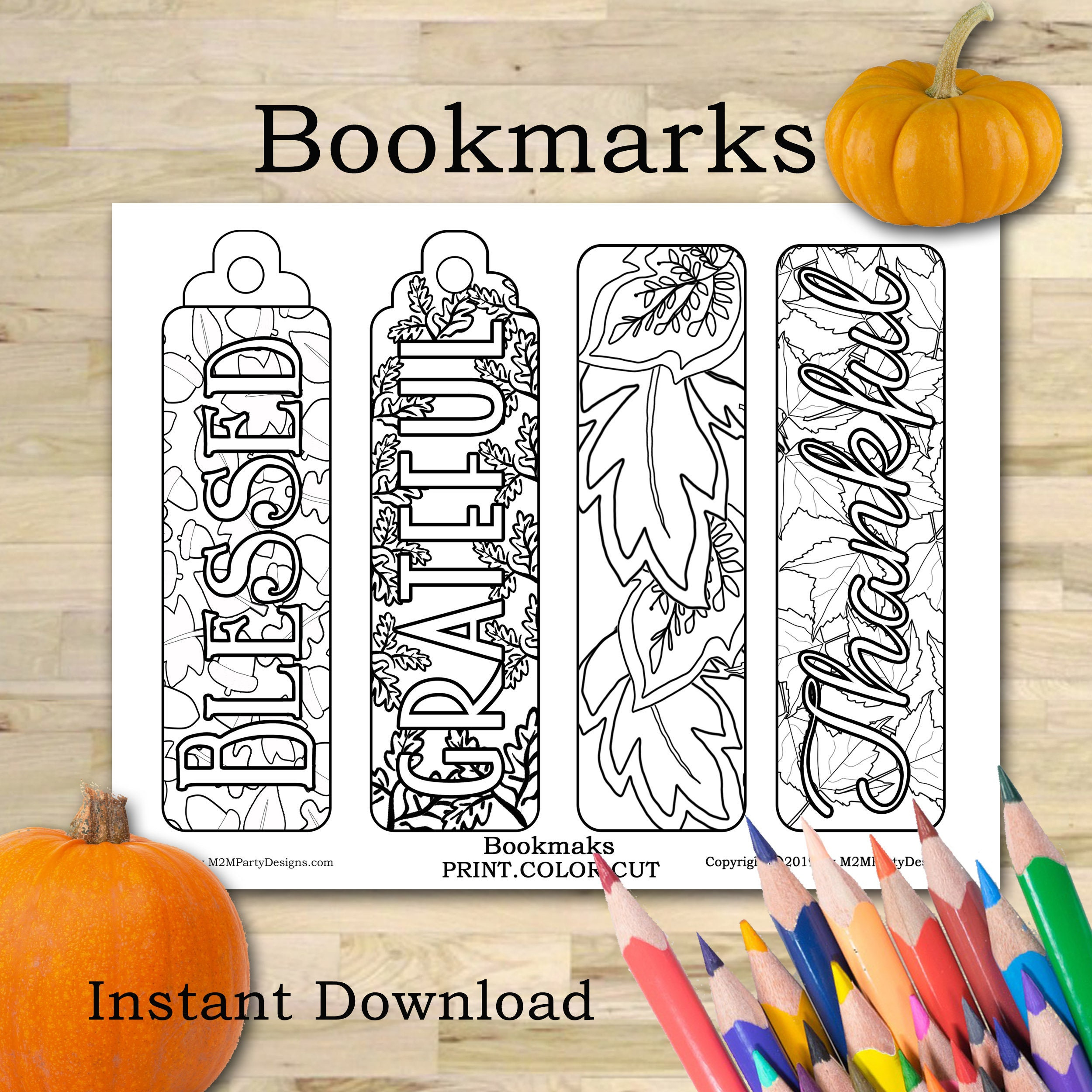 Thanksgiving Bookmark Coloring Bookmarks Bookmark, Thankful pertaining to Thanksgiving Printable Bookmarks