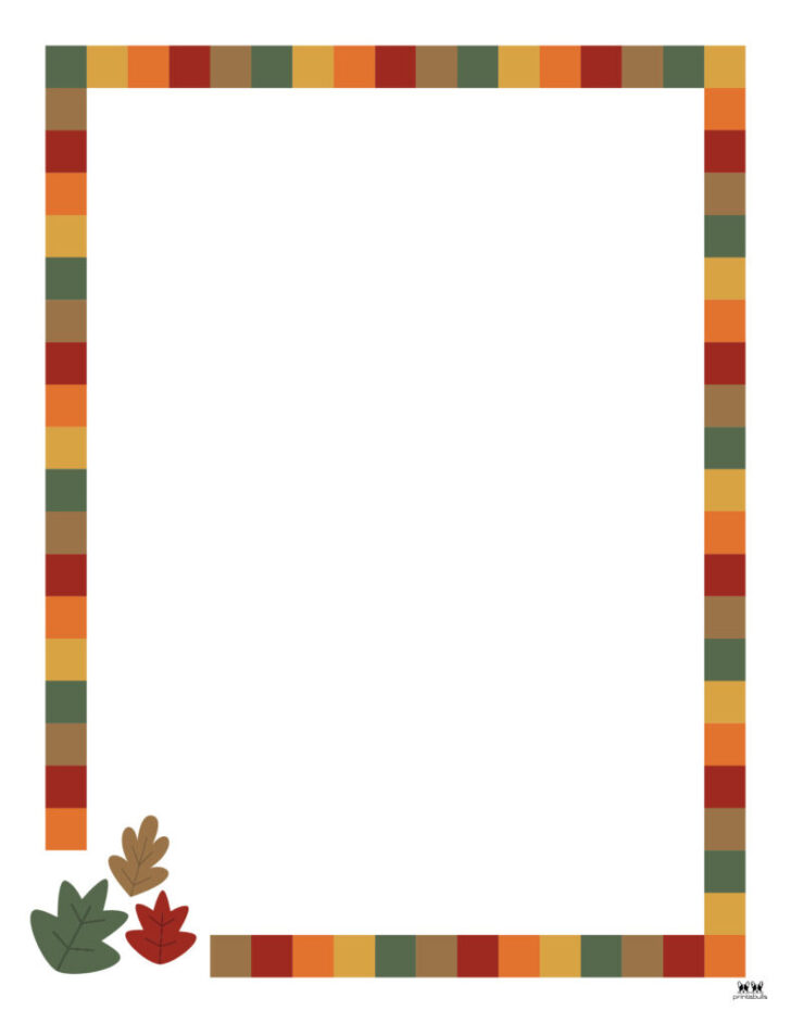 Thanksgiving Border Printable