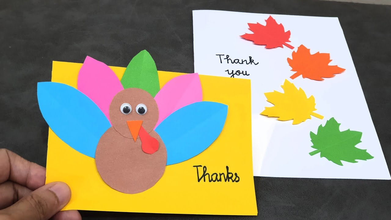 Thanksgiving Card | Easy Diy Handmade Cards in Homemade Thanksgiving Cards Ideas