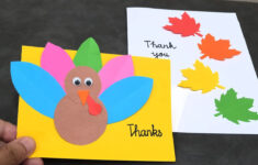 Thanksgiving Card | Easy Diy Handmade Cards inside Homemade Thanksgiving Day Cards