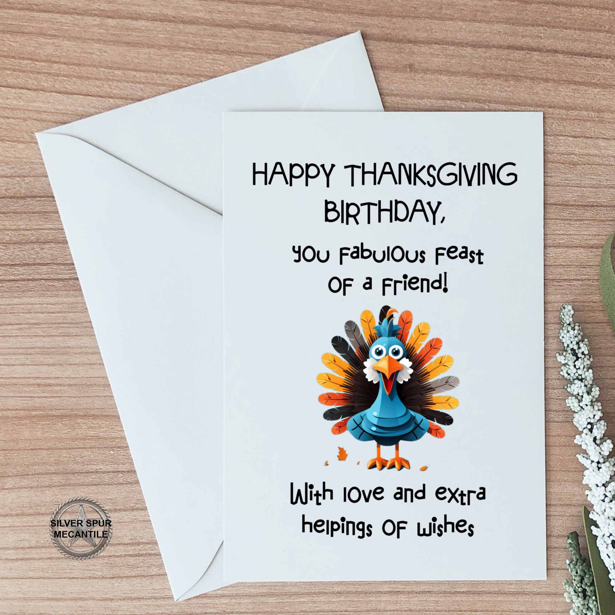 Thanksgiving Card, November Birthday Card, Thanksgiving Birthday with regard to Happy Thanksgiving Birthday Cards