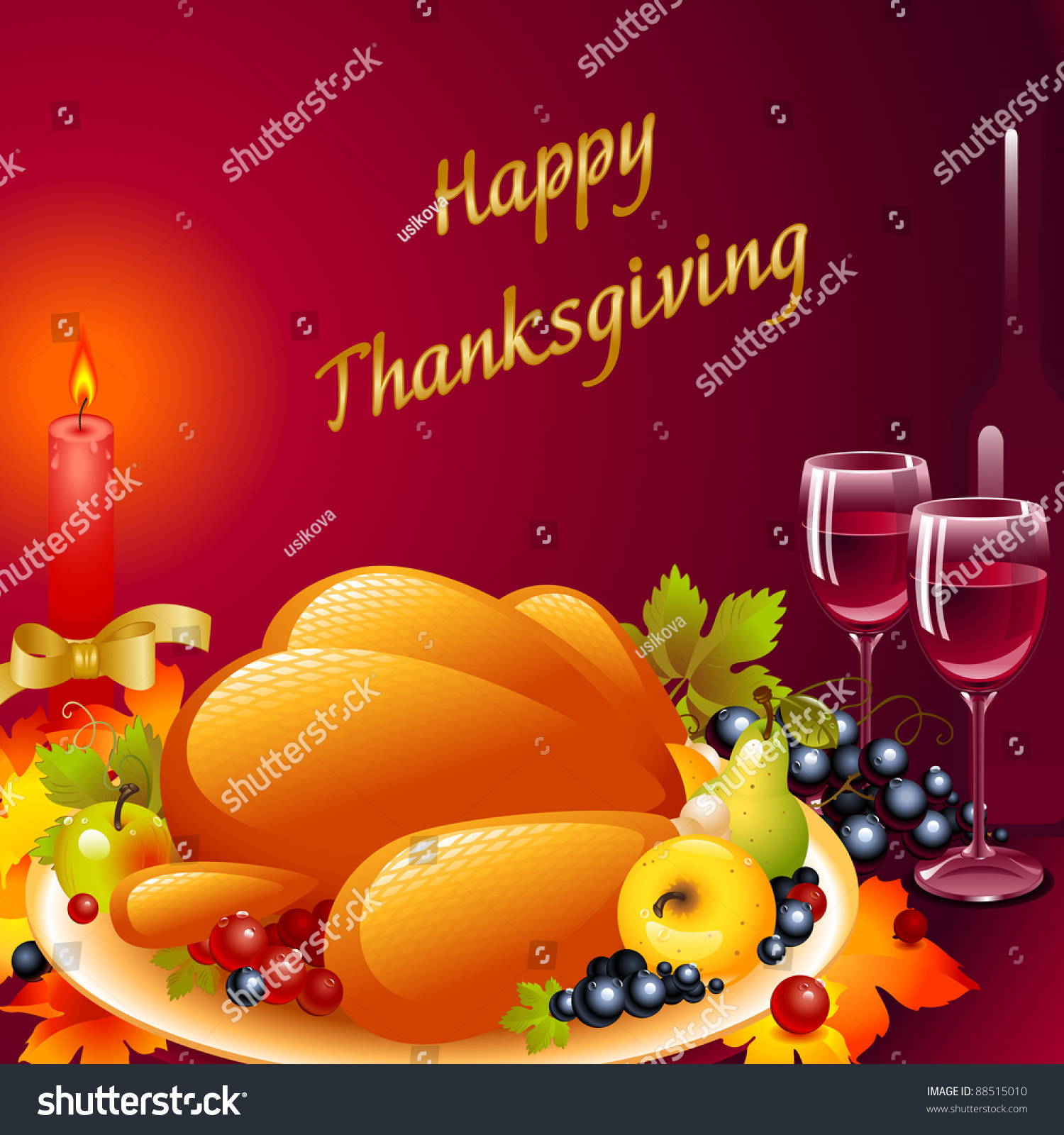 Thanksgiving Cards Background Turkey Composition Fruit Stock with regard to Thanksgiving Cards Background