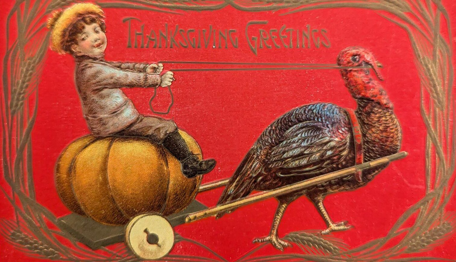 Thanksgiving Cards In The Archive - Ohio History Connection for Old Thanksgiving Cards