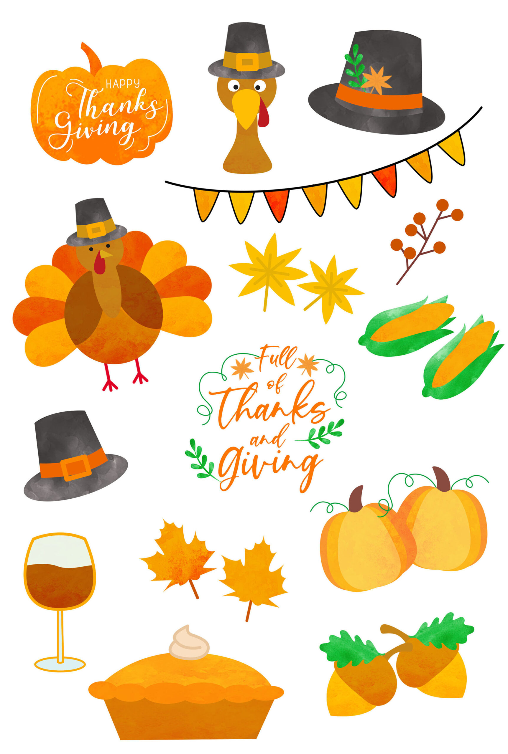 Thanksgiving Clipart, Clip Art For Thanksgiving, Turkey Clipart regarding Printable Thanksgiving Clip Art