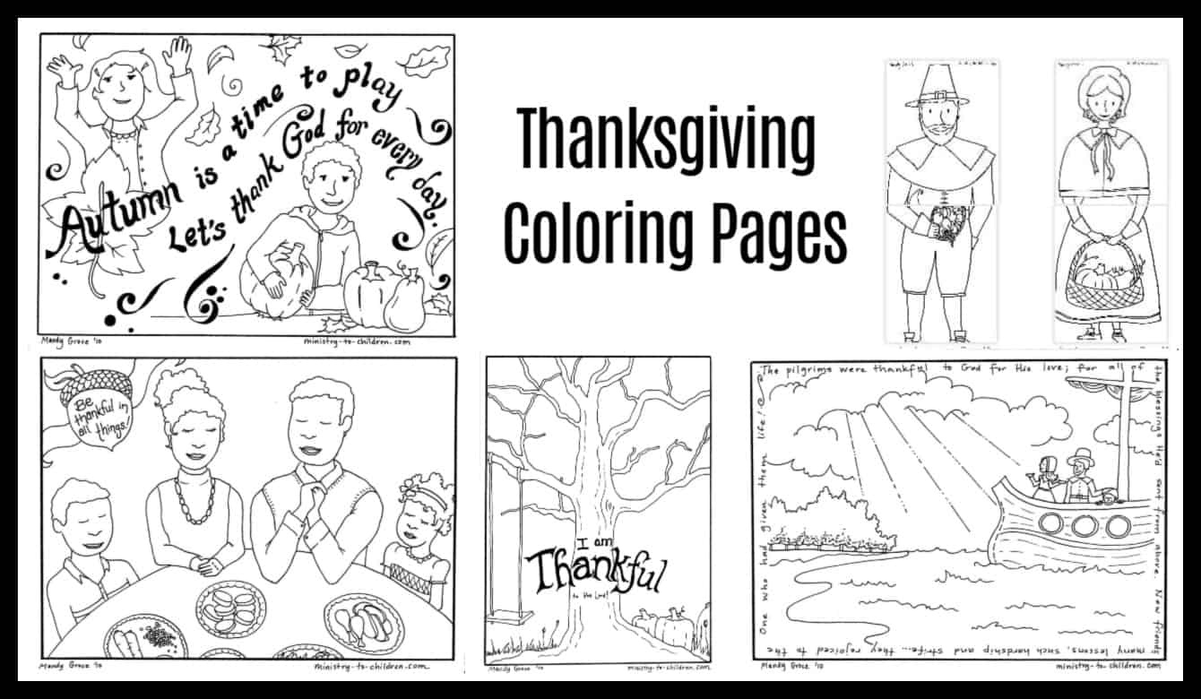 Thanksgiving Coloring Pages (Free Printable For Kids) in Printable Thanksgiving Church Coloring Pages