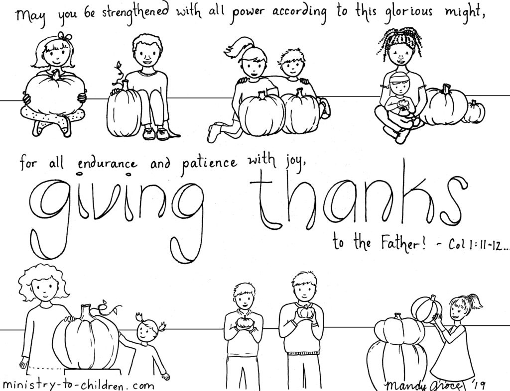 Thanksgiving Coloring Pages (Free Printable For Kids) in Printable Thanksgiving Church Coloring Pages