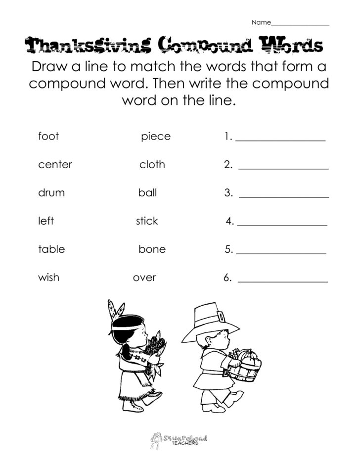 Thanksgiving Worksheets For 2nd Graders