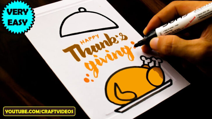 Thanksgiving Cards Drawings