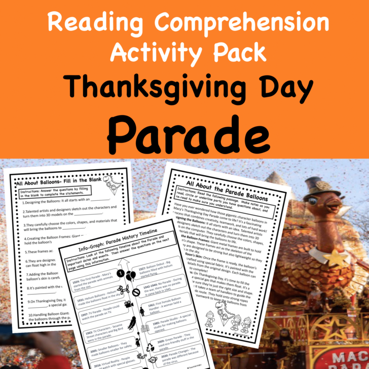 Macy’s Thanksgiving Day Parade Worksheet