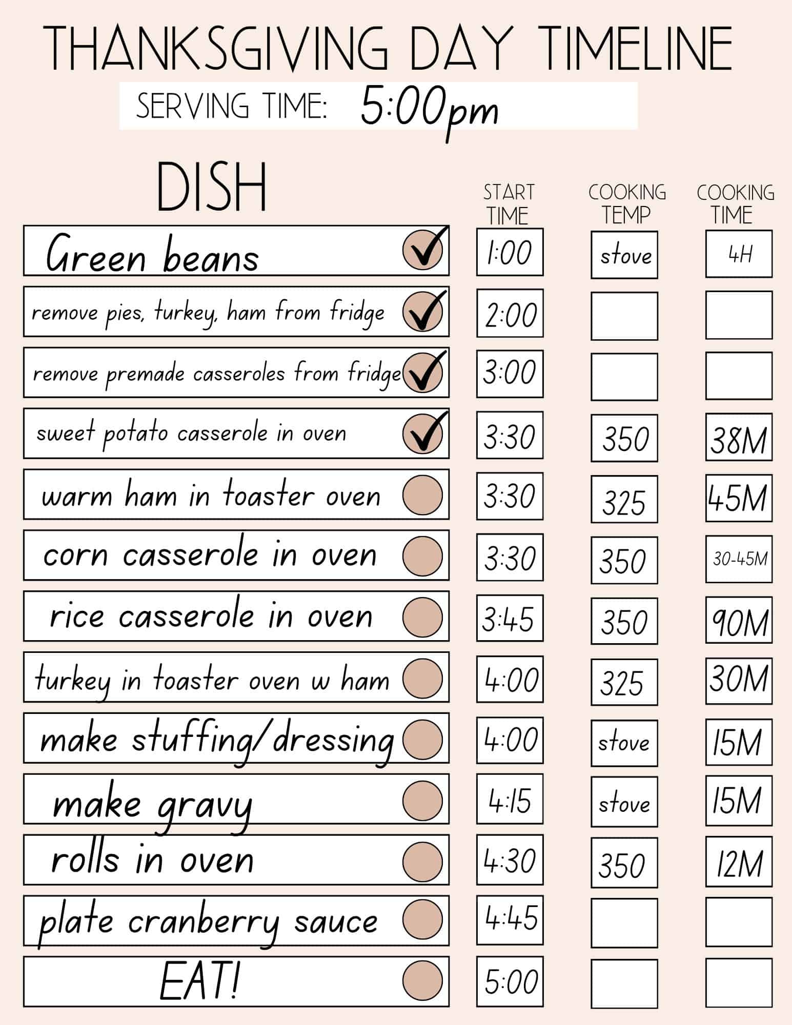 Thanksgiving Day Timeline Worksheet And My Menu - Worthing Court pertaining to Thanksgiving Dinner Worksheet Answers