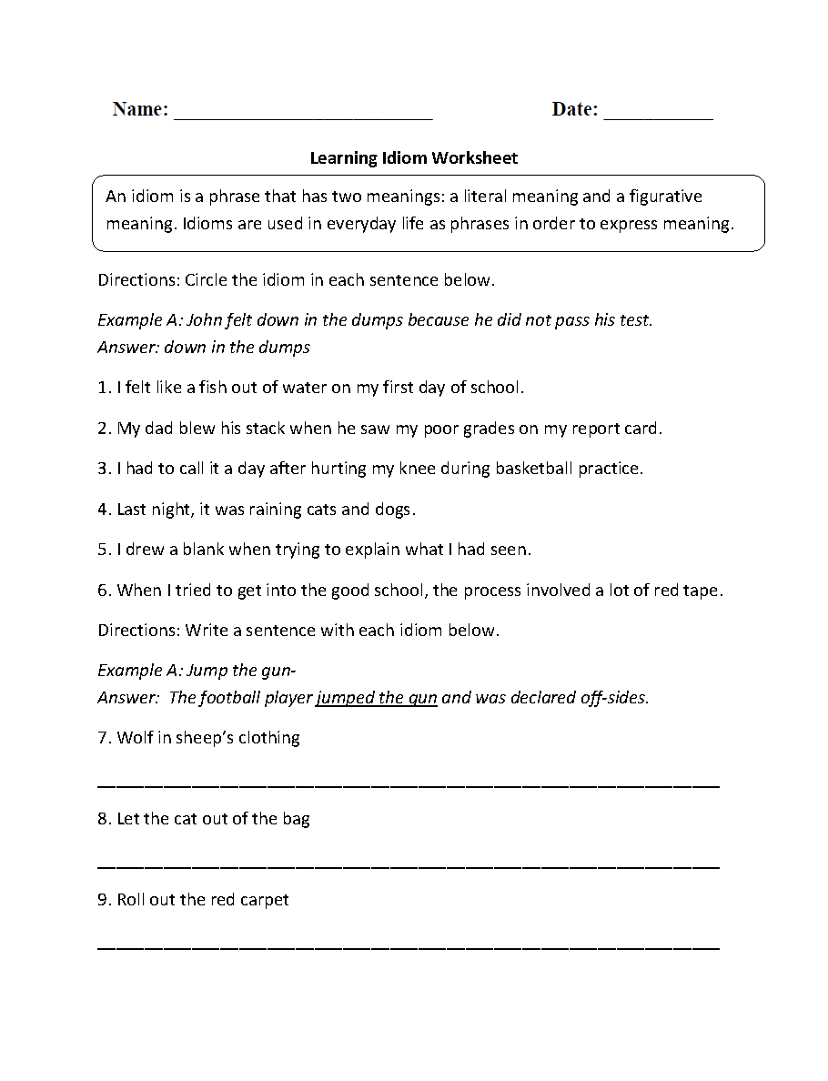 Thanksgiving Figurative Language Identification Worksheet throughout Thanksgiving Figurative Language Worksheet Answer Key