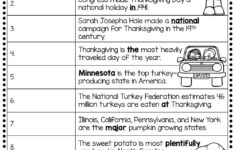 Thanksgiving Grammar Worksheets with regard to Thanksgiving Grammar Worksheets