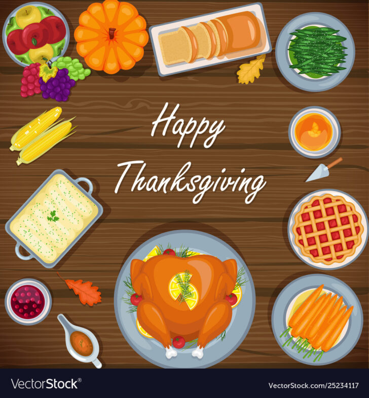 Thanksgiving Food Cards