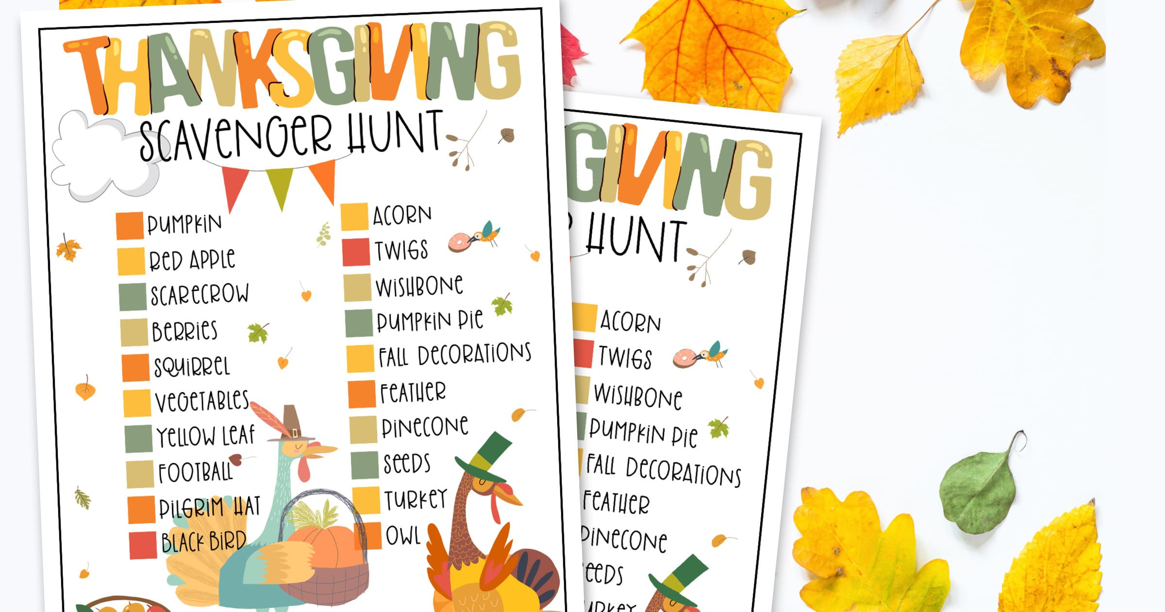 Thanksgiving Kids Scavenger Hunt (Free Printable!) - Boomhaven Farms inside Thanksgiving Scavenger Hunt Free Printable