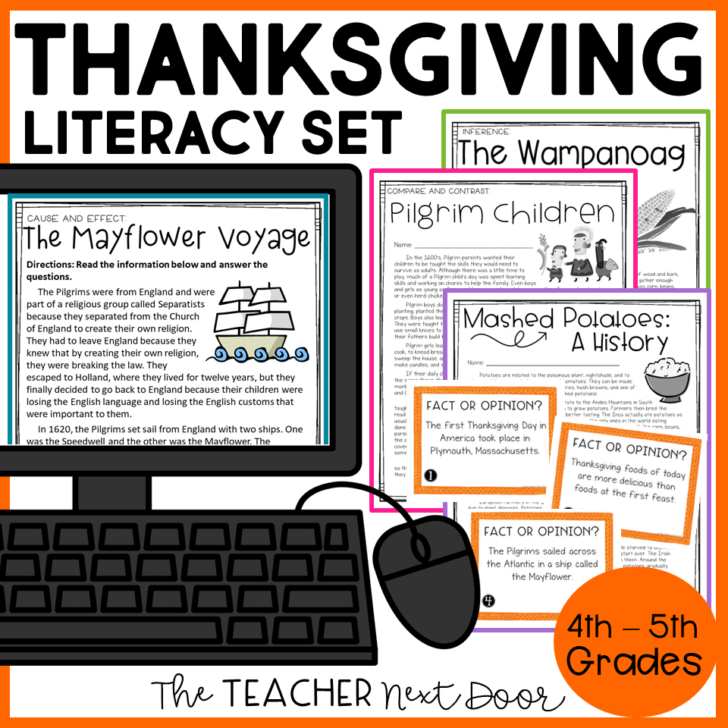 Thanksgiving Figurative Language Worksheet Answer Key