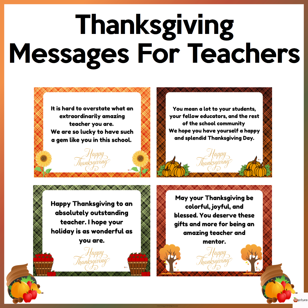 Thanksgiving Messages For Teachers in Thanksgiving Cards Messages For Teacher