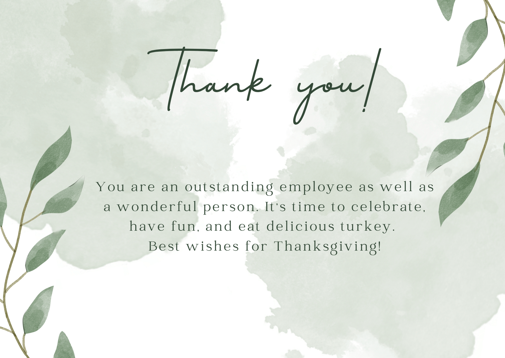 Thanksgiving Messages &amp;amp; Wishes For Employees In 2022 - Traicie intended for Thanksgiving Cards To Employees