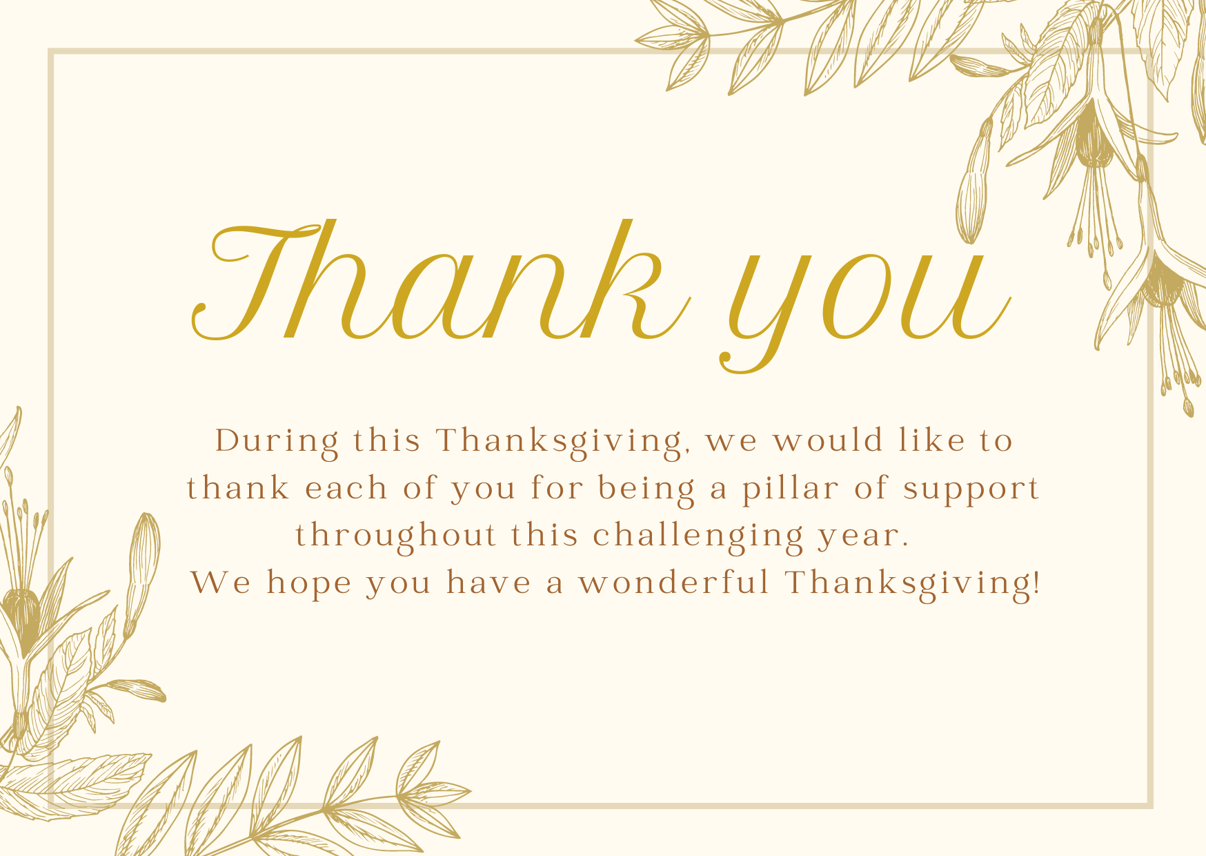 Thanksgiving Messages &amp;amp; Wishes For Employees In 2022 - Traicie pertaining to Employee Thanksgiving Cards